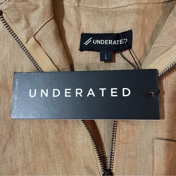 UnderRated Cotton/Hemp Shirt/Jacket – Large - NWT - Picture 5 of 5